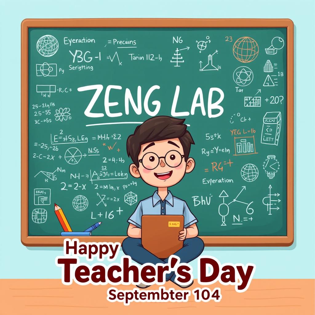 An electronic photo album cover for Teacher's Day, set on September 10, 2024