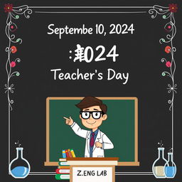 Create a Teacher's Day themed cover