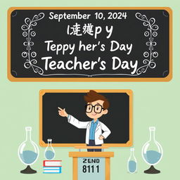 Create a Teacher's Day themed cover