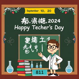 Create a Teacher's Day themed cover