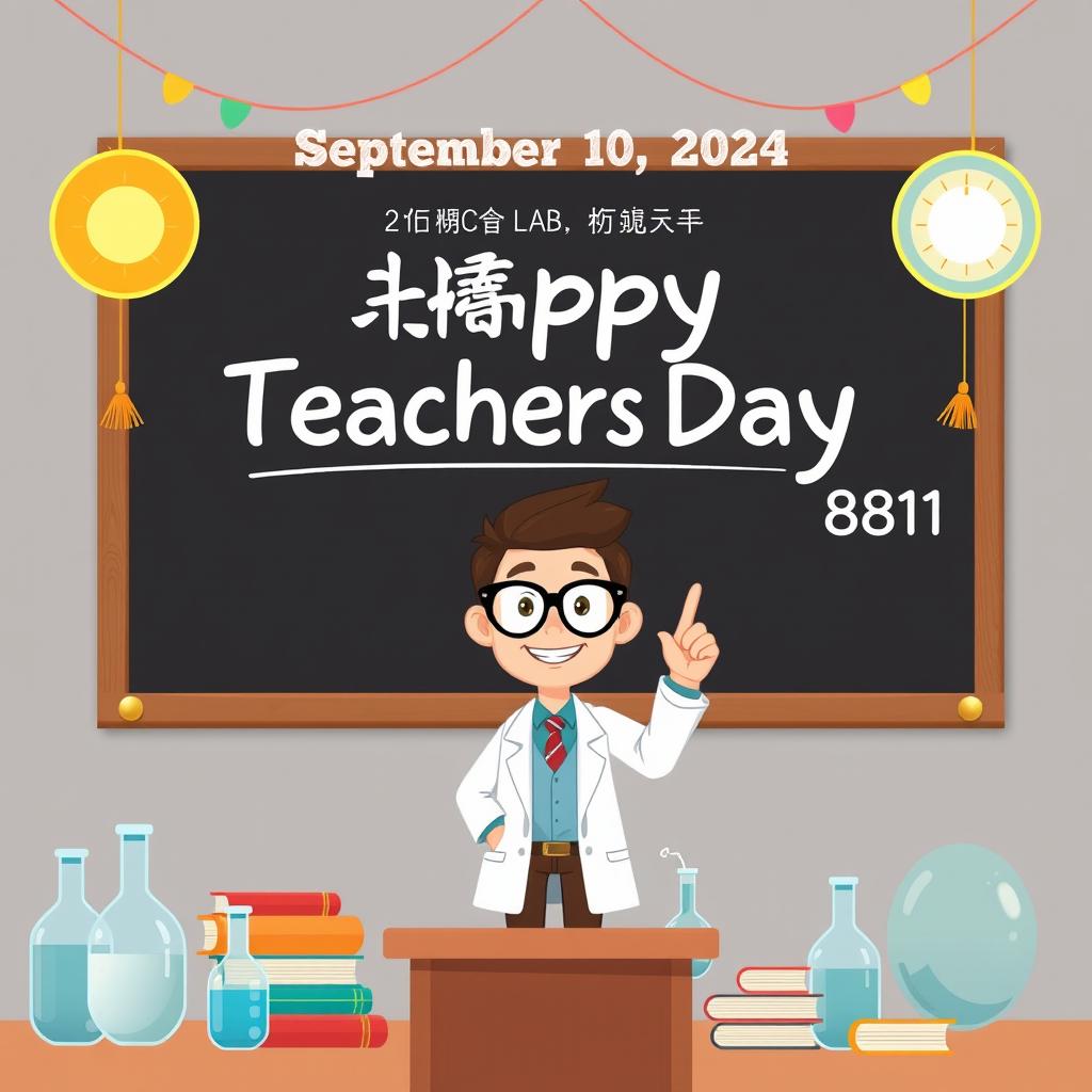 Design a Teacher's Day themed cover