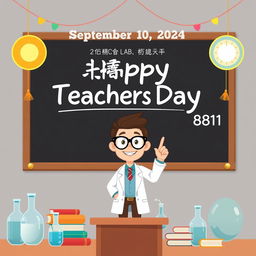 Design a Teacher's Day themed cover