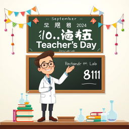 Design a Teacher's Day themed cover