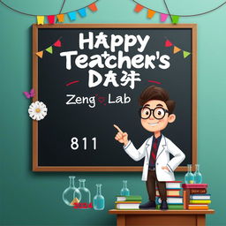 Design a Teacher's Day themed cover