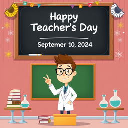 Design a Teacher's Day themed cover