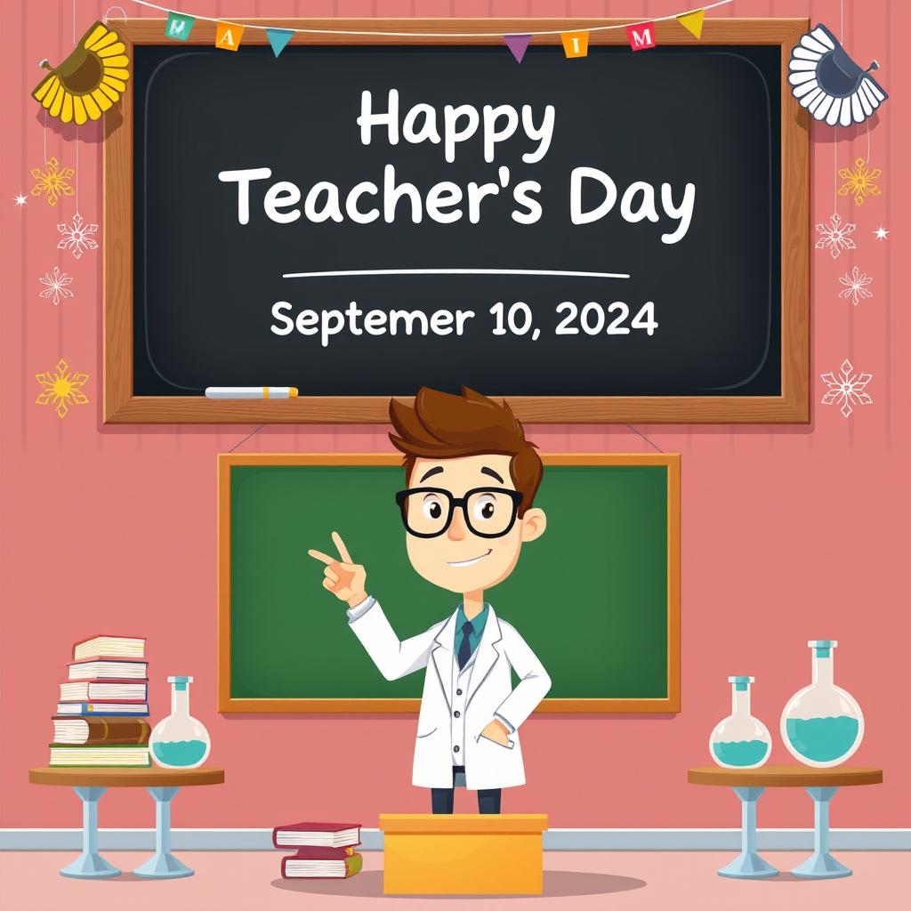 Design a Teacher's Day themed cover