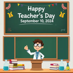 Design a Teacher's Day themed cover