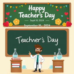 Design a Teacher's Day themed cover