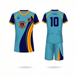 A sports jersey design for the middle school athletic team at SMP Muhammadiyah