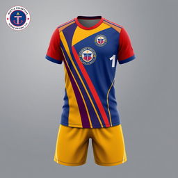 A sports jersey design for the middle school athletic team at SMP Muhammadiyah