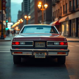 A classic 1980 Chevrolet Nova, featuring its distinct vintage design with attention to detail