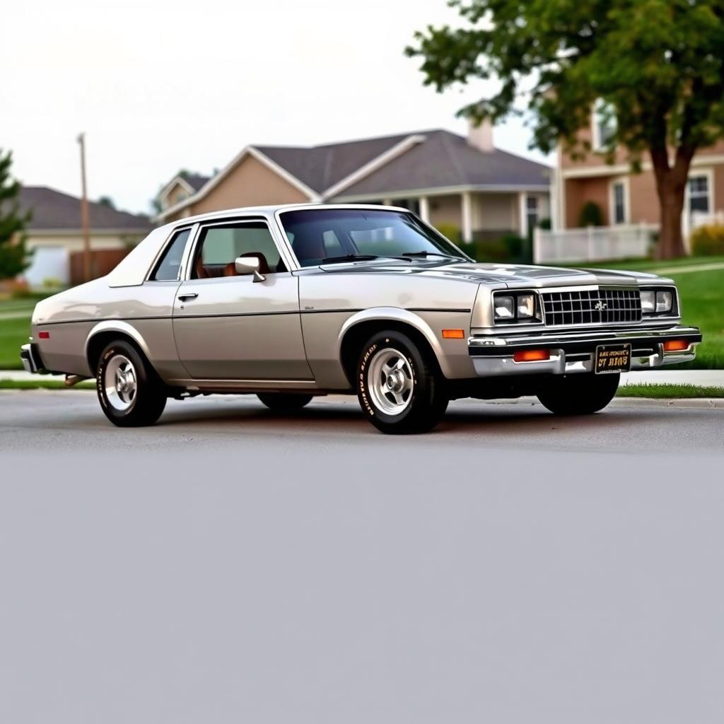 A classic Chevrolet Chevy Nova 1980 with a 4-door configuration, exemplifying vintage American car design