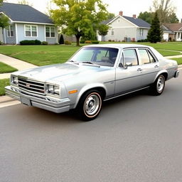 A classic Chevrolet Chevy Nova 1980 with a 4-door configuration, exemplifying vintage American car design