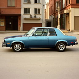 A sleek Chevrolet Chevy Nova 1980 sedan, showcasing the elegance and design of classic American automobiles