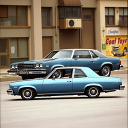 A sleek Chevrolet Chevy Nova 1980 sedan, showcasing the elegance and design of classic American automobiles