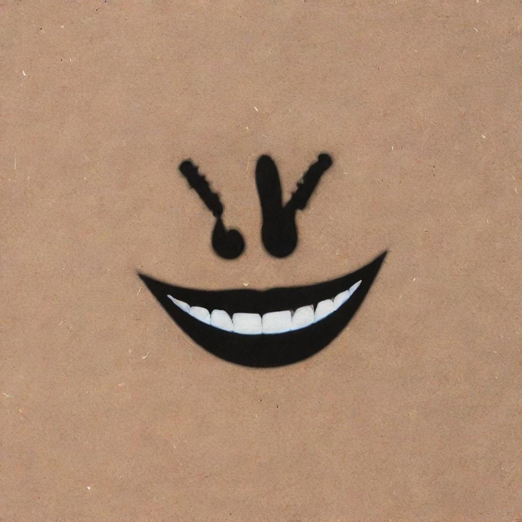 Person joyfully casting a smile, contrasting with their shadow on the ground depicting a crying or sad facial expression, a metaphor for the complexity of emotions beneath surface appearances