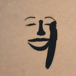 Person joyfully casting a smile, contrasting with their shadow on the ground depicting a crying or sad facial expression, a metaphor for the complexity of emotions beneath surface appearances