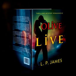 A captivating book cover for a thrilling mystery romance novel titled "Olive" by author L