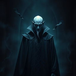 A fantastical reinterpretation of Voldemort with a unique appearance