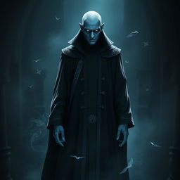 A fantastical reinterpretation of Voldemort with a unique appearance