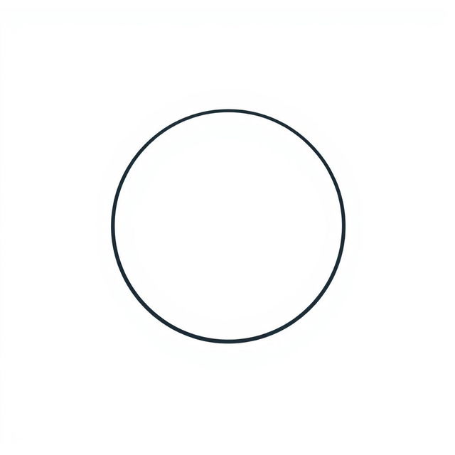 A perfect circle with a clean, smooth edge and a diameter of 201 pixels