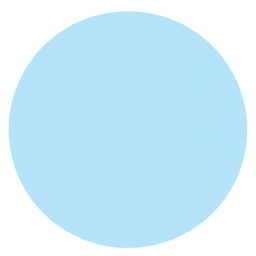 A perfect circle with a clean, smooth edge and a diameter of 201 pixels