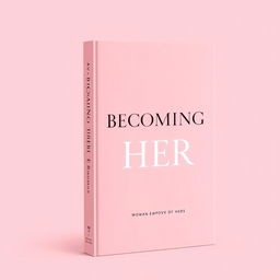 Book cover for "BECOMING HER", a woman empowerment book