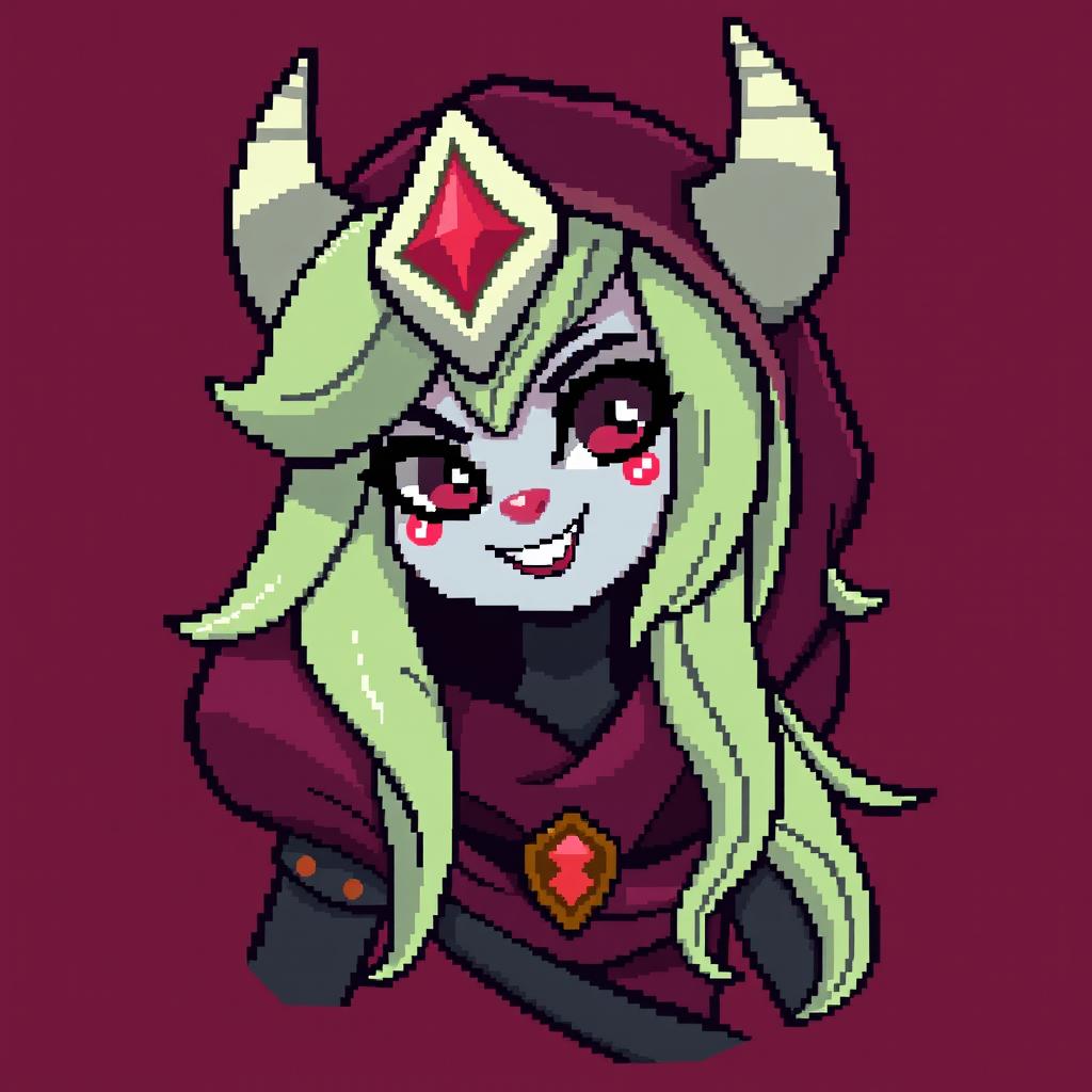 Create a pixel art image of the Dota 2 hero Hoodwink