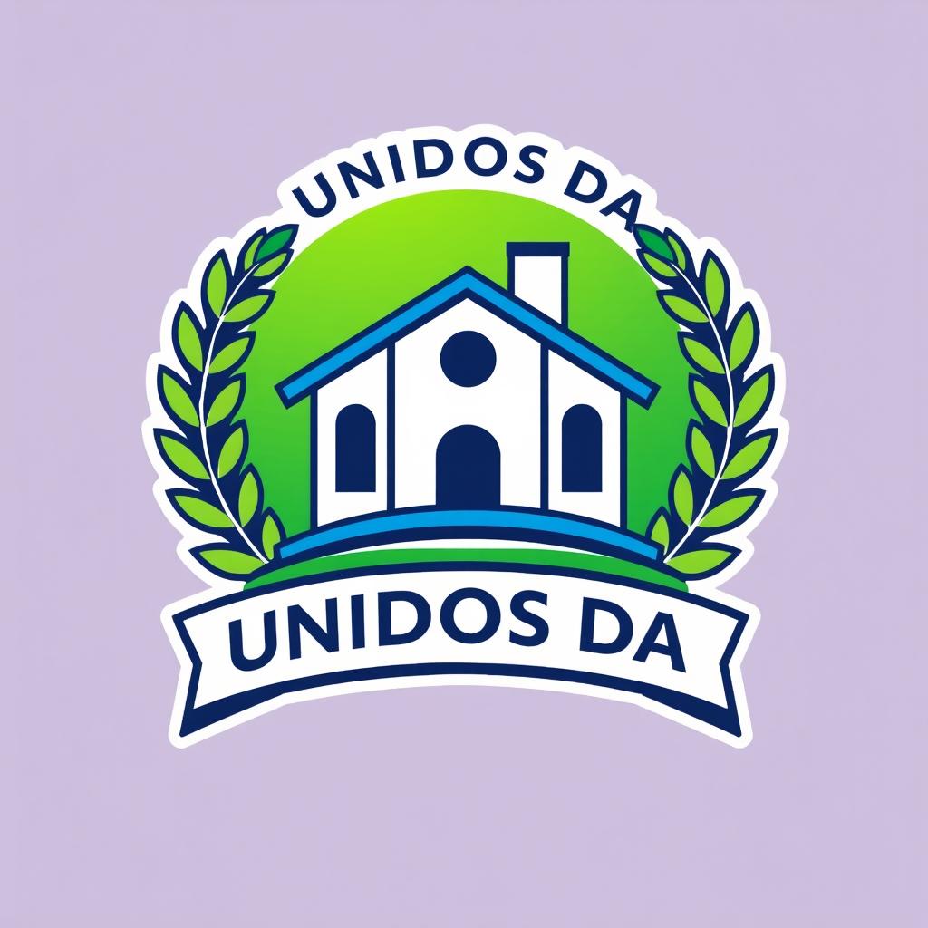 A vibrant, dynamic sports team emblem, representing Unidos Da Vila Feliz