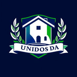 A vibrant, dynamic sports team emblem, representing Unidos Da Vila Feliz