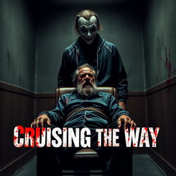 An intense and gritty movie poster for 'Cruising The Way'