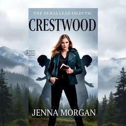 Book cover for a female-lead sleuth novel featuring Detective Jenna Morgan