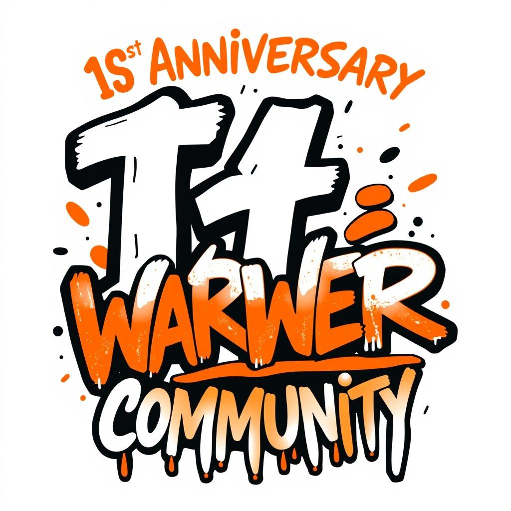 A creative design for the 1st anniversary of 'War Wer Community'