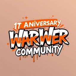 A creative design for the 1st anniversary of 'War Wer Community'