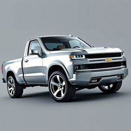 A modern reinterpretation of the classic Chevrolet C10, envisioned for the year 2024