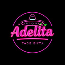 A logo design for "Adelita," a taqueria restaurant