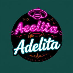 A logo design for "Adelita," a taqueria restaurant