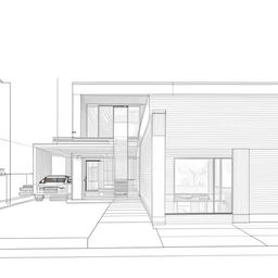 Generate a 3D blueprint of a two-story home featuring a modern design and detailed interior layout.