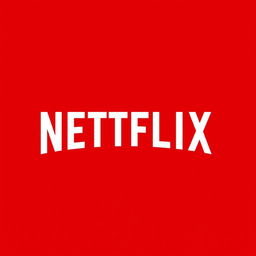 A high-quality digital illustration of the Netflix logo