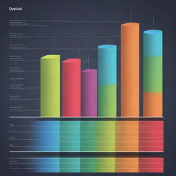 In a landscape format, illustrate a carefully detailed technical-themed bar chart demonstrating multiple processes in bright, assorted colors.