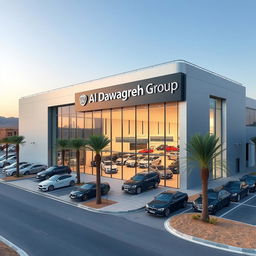 A state-of-the-art car dealership headquarters for Al Dawagreh Group located in Jordan