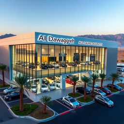 A state-of-the-art car dealership headquarters for Al Dawagreh Group located in Jordan