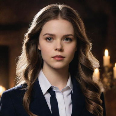 An artistic portrayal of Hope Mikaelson from the TV show, Legacies, expressing her supernatural abilities.