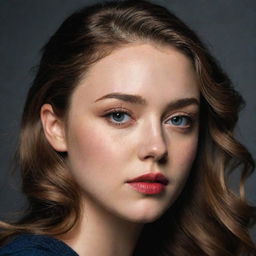 An artistic portrait of Danielle Rose Russell, the actress known for playing Hope Mikaelson in the TV show, Legacies.