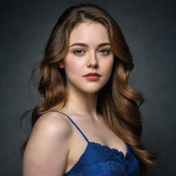 An artistic portrait of Danielle Rose Russell, the actress known for playing Hope Mikaelson in the TV show, Legacies.