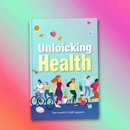 A vibrant and engaging ebook cover illustrating the benefits of sports on health