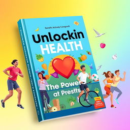 A vibrant and engaging ebook cover illustrating the benefits of sports on health