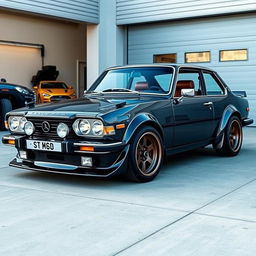 A Triumph Acclaim restomod, artfully blending vintage design with modern performance enhancements