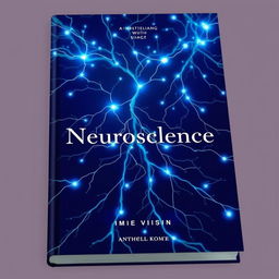 A book cover design featuring intricate neural pathways and connections