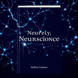 A book cover design featuring intricate neural pathways and connections